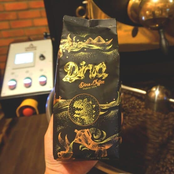 Dino Coffee เมล็ดกาแฟคั่วกลาง NO.2 (250g) - Image 3