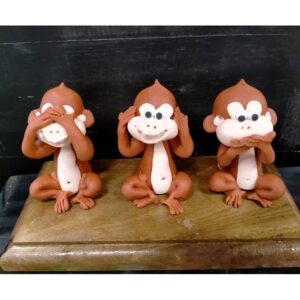 Monkey Doll (Ears-Closed/Eyes Closed/Mouth-Closed)