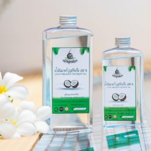 น้ำมันมะพร้าวบริสุทธิ์สกัดเย็น (1 Litre) ตรา เจ้าของสวน