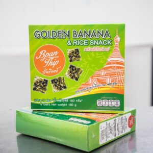 Golden Banana Rice Snack (Bpan Thip)