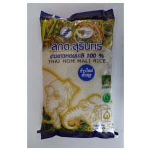 ข้าวหอมมะลิ 100% สกต.สุรินทร์ บรรจุ 5 กิโลกรัม