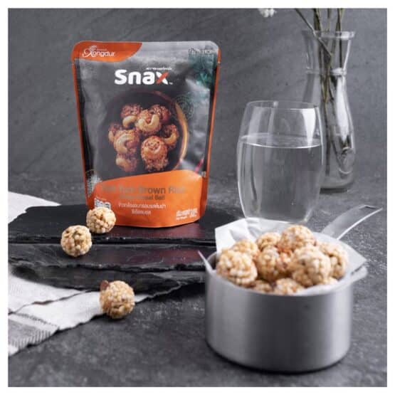 Xongdur Snax, Tom Yum Brown Rice Crispy Cereal Ball - Image 2