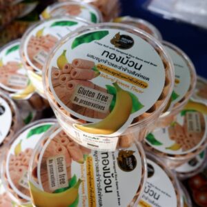 ขนมทองม้วน ผสมจมูกข้าว