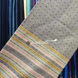 ผ้าซิ่น สีเหลืองม่วง ตรา นาหมื่นศรี