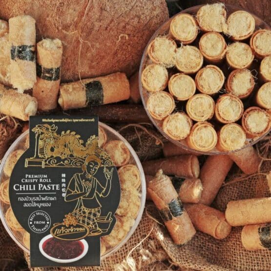 Shredded Pork-Thai Chilli Paste Crispy Roll