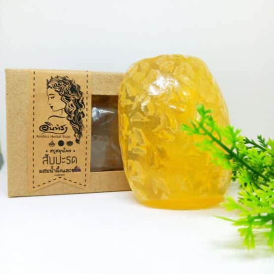 Pineapple soap mixed with wild honey