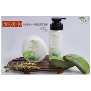 แชมพู+ครีมนวดผม ว่านหางจระเข้