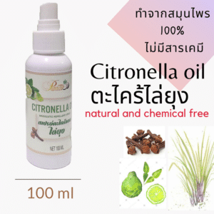 สเปรย์ตะไคร้หอมไล่ยุง100ml Mosquito repellent spray