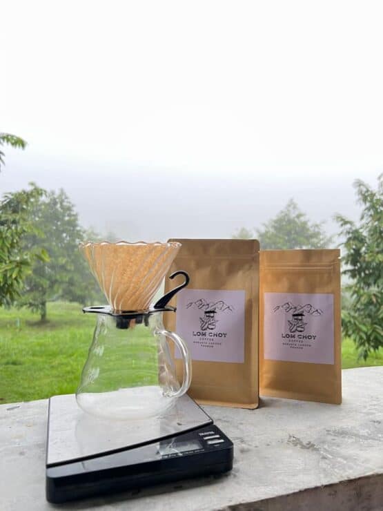 เมล็ดกาแฟคั่วสด โรบัสต้า 100% " LOM CHOY "  (Dark) ขนาด 100 g. - Image 4