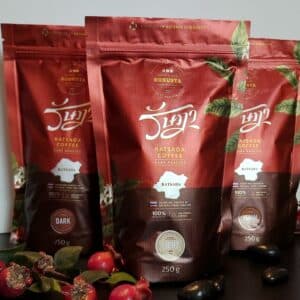 กาแฟคั่วบด โรบัสต้า คั่วอ่อน ขนาด 250 กรัม ตรา รัษฎา (RATSADA COFFEE)