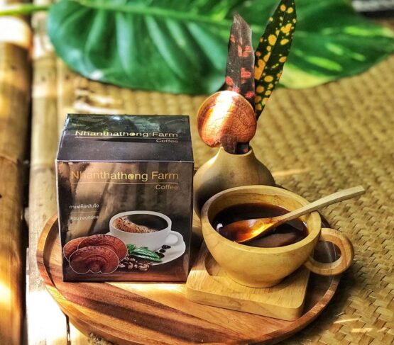 Lingzhi Coffee contains 10 sachets (15 g.) @ Nam Ta Thong Farm Community Enterprise