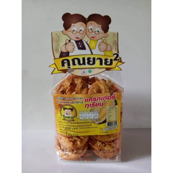 แครกเกอร์หน้าทุเรียน ขนาด 180 กรัม ตรา คุณยาย² - Image 2