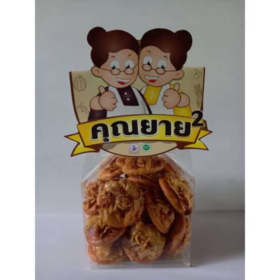 มินิแครกเกอร์หน้าทุเรียน แบบถุง ขนาด 180 กรัม ตรา คุณยาย² - Image 4
