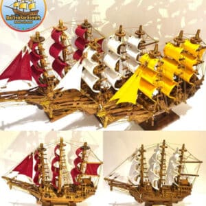 เรือจำลอง เรือสำเภาจีนจักรพรรดิ์ ขนาด XXXL ตรา แม่วินเรือจำลอง