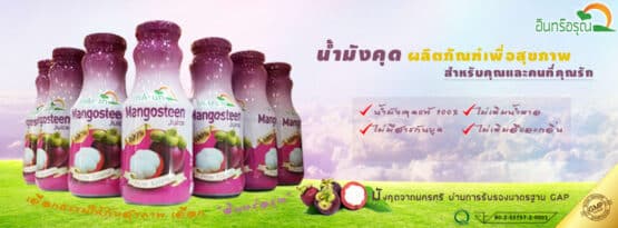 น้ำมังคุด น้ำผลไม้เพื่อสุขภาพ ขนาด 180 ml @ บริษัท อินทร์อรุณ ฟรุตส์ โปรดักส์ จำกัด - Image 3