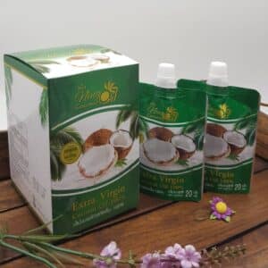 Cold Pressed Virgin Coconut Oil, 120ml. (20ml x 6) (Ning Coconut Oil)