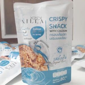กรอบเค็มปลานิล รส ดั้งเดิม ขนาด 80 กรัม ตรา Nilla (นิลลา)