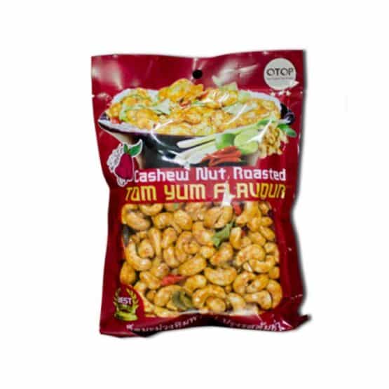 Cashew nuts, Tom Yum flavor, 120 g.*50 packs (Kayee Phuket Nong O)