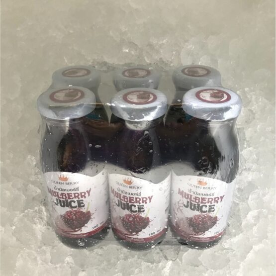 น้ำมัลเบอร์รี่พร้อมดื่ม ขนาด 180 ml. แพ็ค 6 ขวด ตรา Queen Berry - Image 2