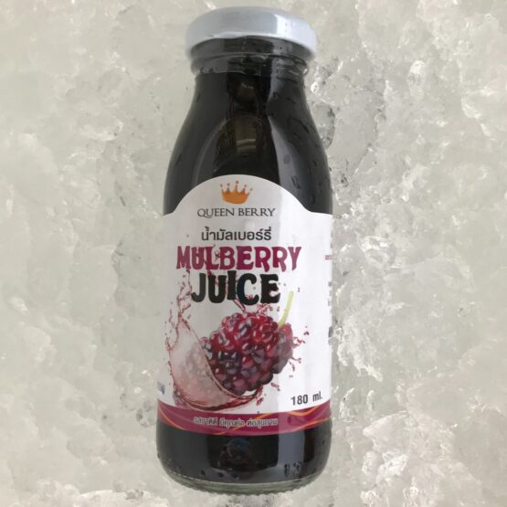 น้ำมัลเบอร์รี่พร้อมดื่ม ขนาด 180 ml. x 30 ขวด (ยกลัง) ตรา Queen Berry - Image 2