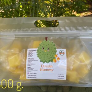 เยลลี่ทุเรียน (Durian Gummy) ขนาด 500 กรัม (แบบถุง) ตรา สวนปทุมทิพย์