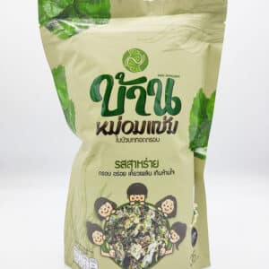 ใบบัวบกทอดกรอบ รสสาหร่าย ขนาด 70 กรัม ตรา บ้านหม่อมแช่ม