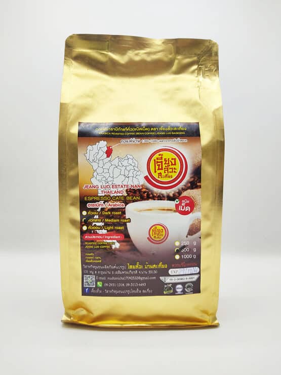 Authentic Arabica coffee bean (Medium Roasted), 500 g. (Jieng Luah Sakieng)