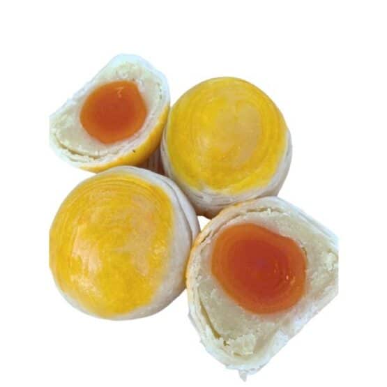 Thal Bean Cake, Bean with Salted egg, (Khanom Baan Aom) - Image 5