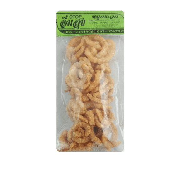 Fried Pork Rinds (Hard Type) , Small Pack (1 Pack) (Imm Suk)