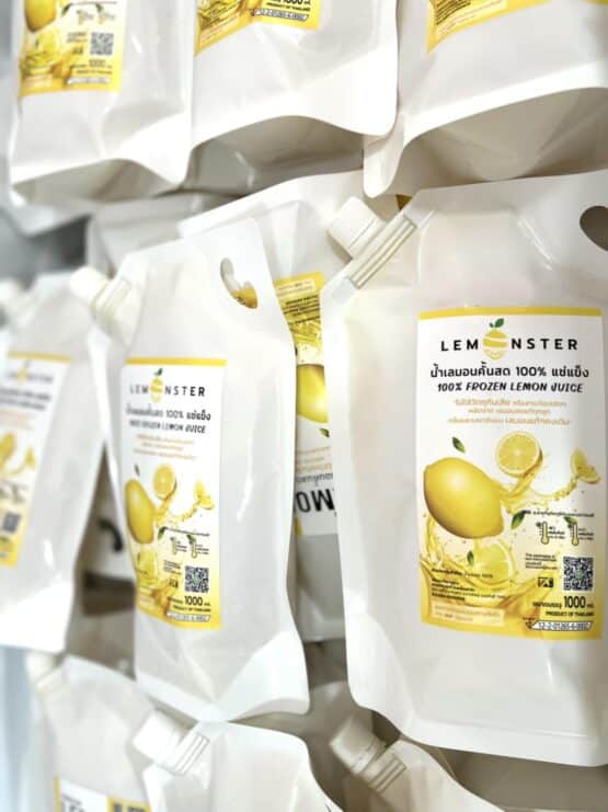 น้ำเลมอนคั้นสด 100% แช่แข็ง (Frozen Lemon Juice) ตรา เลมอนสเตอร์ (Lemonster) - Image 3