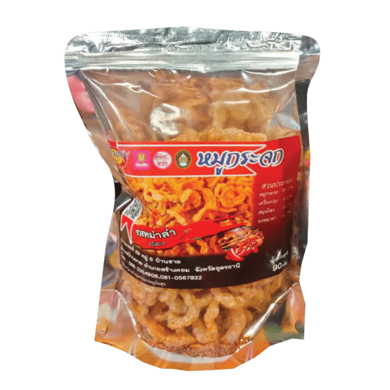 Crispy Fried Pork Rinds (Hard Type), Mala Flavor (Imm Suk)