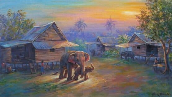 Drawing from the elephant village, Surin Province (Porn Art Shop) - Image 5