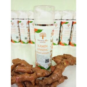 KAMIN GINGSENG BODY LOTION ขนาด 150 มล. ตรา พฤกษาไทย (PreuksaThai)