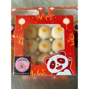 Thai Small Bean Cake, (Khanom Baan Aom)