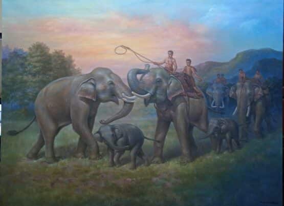 Drawing from the elephant village, Surin Province (Porn Art Shop) - Image 7