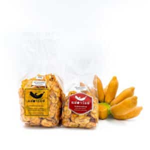 Fried Banana (Paprika Flavor), 500g. (Mae Arak)