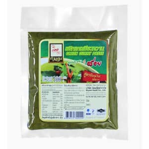 พริกแกงเขียวหวาน สูตรปักษ์ใต้เต็มรส ขนาด 100 กรัม ตรา ท่านขุน