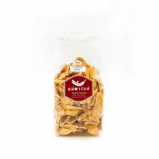 Sweet Banana Chips, original flavor, 500 g. (Mae Arak)