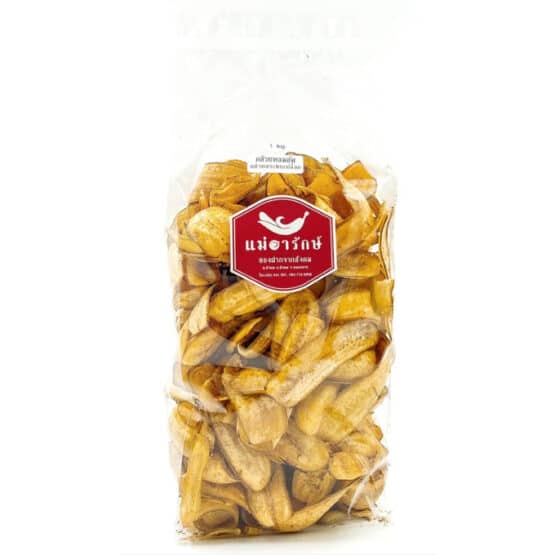 Fired Banana (Fried bark, bark, salt salt), 1,000 g. (Mae Arak)