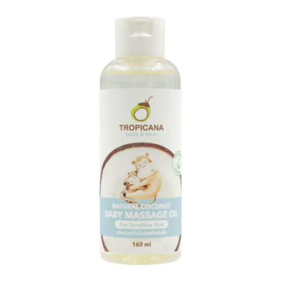 น้ำมันบำรุงผิวสำหรับเด็ก ปราศจากสารระคายเคือง ขนาด 160 ML ตรา Tropicana (ทรอปิคานา)