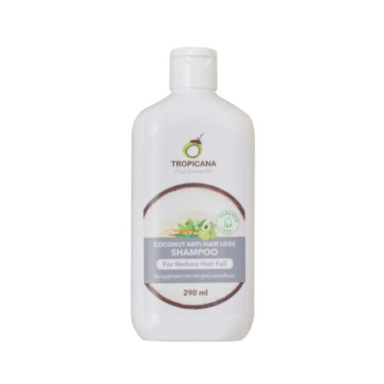 แชมพูสำหรับผมขาดหลุดร่วง สูตร Non Paraben Anti-Hair Loss Shampoo 290 มล. ตรา Tropicana (ทรอปิคานา)