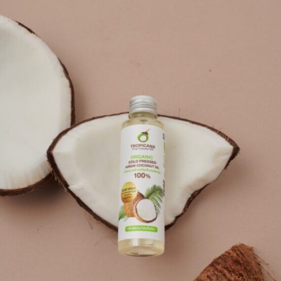 น้ำมันมะพร้าวสกัดเย็นออร์แกนิก ขนาด 50 ML ตรา Tropicana (ทรอปิคานา) - Image 2
