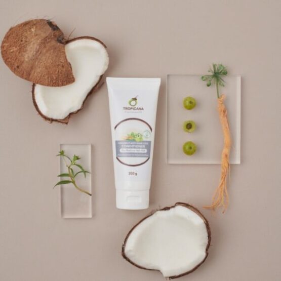 ครีมนวดผมสำหรับผมขาดหลุดร่วง สูตร Non Paraben ขนาด 200 มล. ตรา Tropicana (ทรอปิคานา) - Image 2