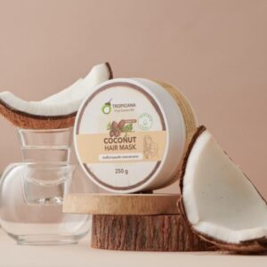 ครีมหมักผมน้ำมันมะพร้าว สูตร NON PARABEN ขนาด 250 กรัม ตรา Tropicana (ทรอปิคานา)