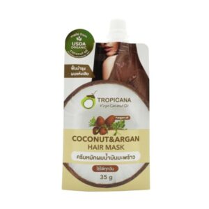 ครีมหมักผมน้ำมันมะพร้าวสูตร NON PARABEN ขนาด 35 กรัม ตรา Tropicana (ทรอปิคานา)