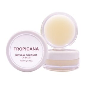 ลิปบาล์มบำรุงริมฝีปากน้ำมันมะพร้าว สูตร NON PRESERVATIVE กลิ่น COCONUT DELIGHT ขนาด 10 กรัมตรา Tropicana (ทรอปิคานา)