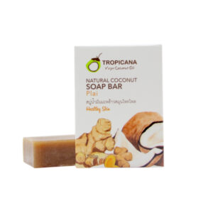 สบู่น้ำมันมะพร้าว สมุนไพร ไพล ขนาด 100 กรัม ตรา Tropicana (ทรอปิคานา)