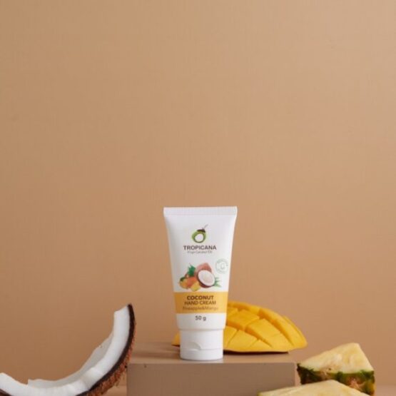 แฮนด์ครีมน้ำมันมะพร้าวกลิ่นสับปะรดและมะม่วง ขนาด 50 กรัม ตรา Tropicana (ทรอปิคานา) - Image 2