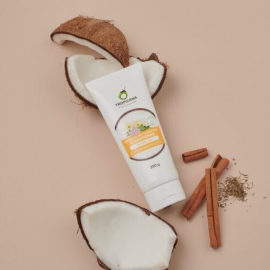 โคโคนัท ออยลี่ แคลริฟายอิ้ง ครีมนวดผม (สำหรับผมมัน) ขนาด 200 มล. ตรา Tropicana (ทรอปิคานา) - Image 2