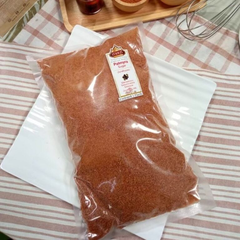 น้ำตาลโตนดผง บรรจุถุง 1 กก. ตรา ตาลบุรี